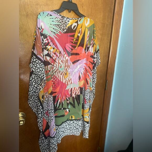 BLEU ROD BEATTIE UP LET'S GET LOUD CAFTAN SWIMSUIT COVER UP - Picture 12 of 13